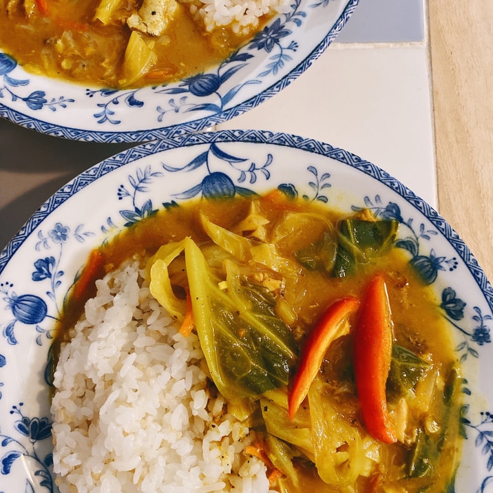 さば缶を使って シーフードカレー